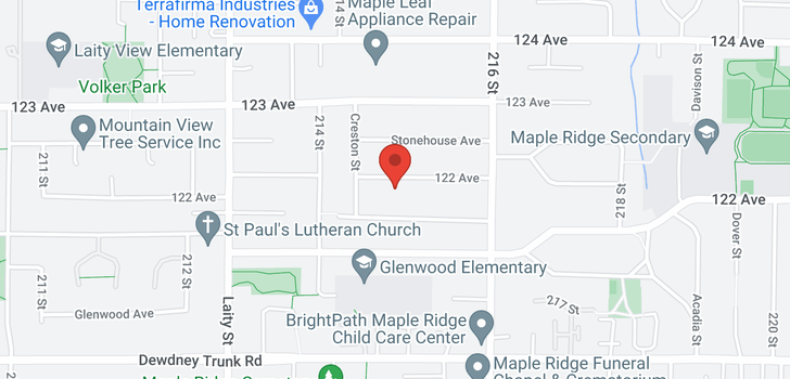 map of 21466 122 AVENUE